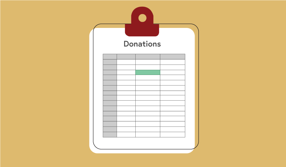 Donation List Template | Wild Apricot